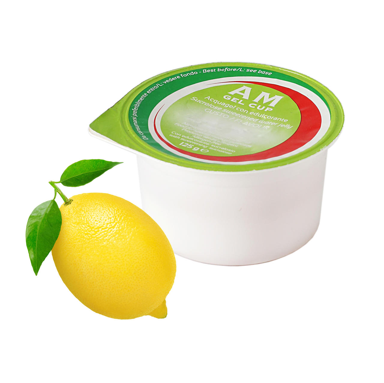 AM Gel Cup Acquagel Limone con edulcorante 24x125g