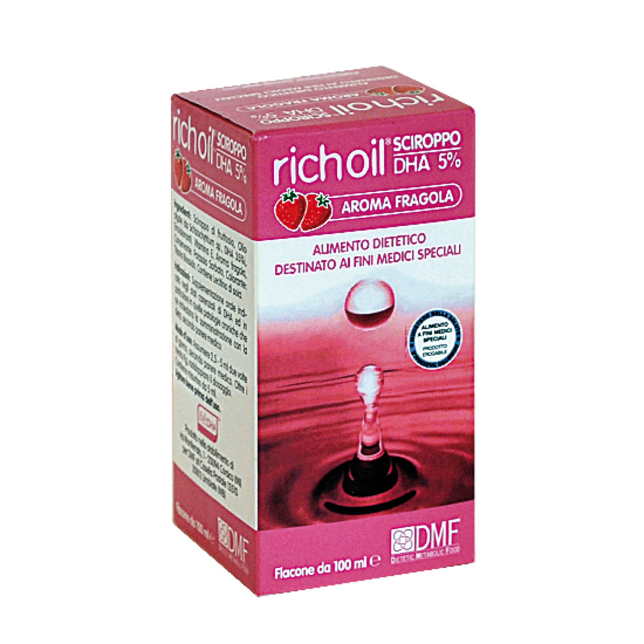 DHA Richoil Strawberry Syrup 5% 100ml