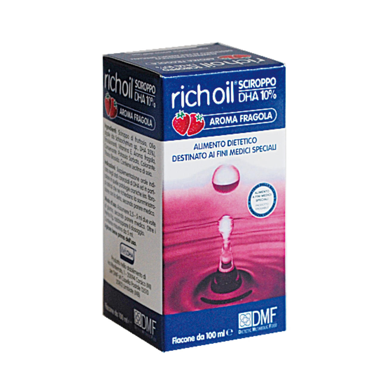 DHA Richoil Strawberry Syrup 10% 100ml