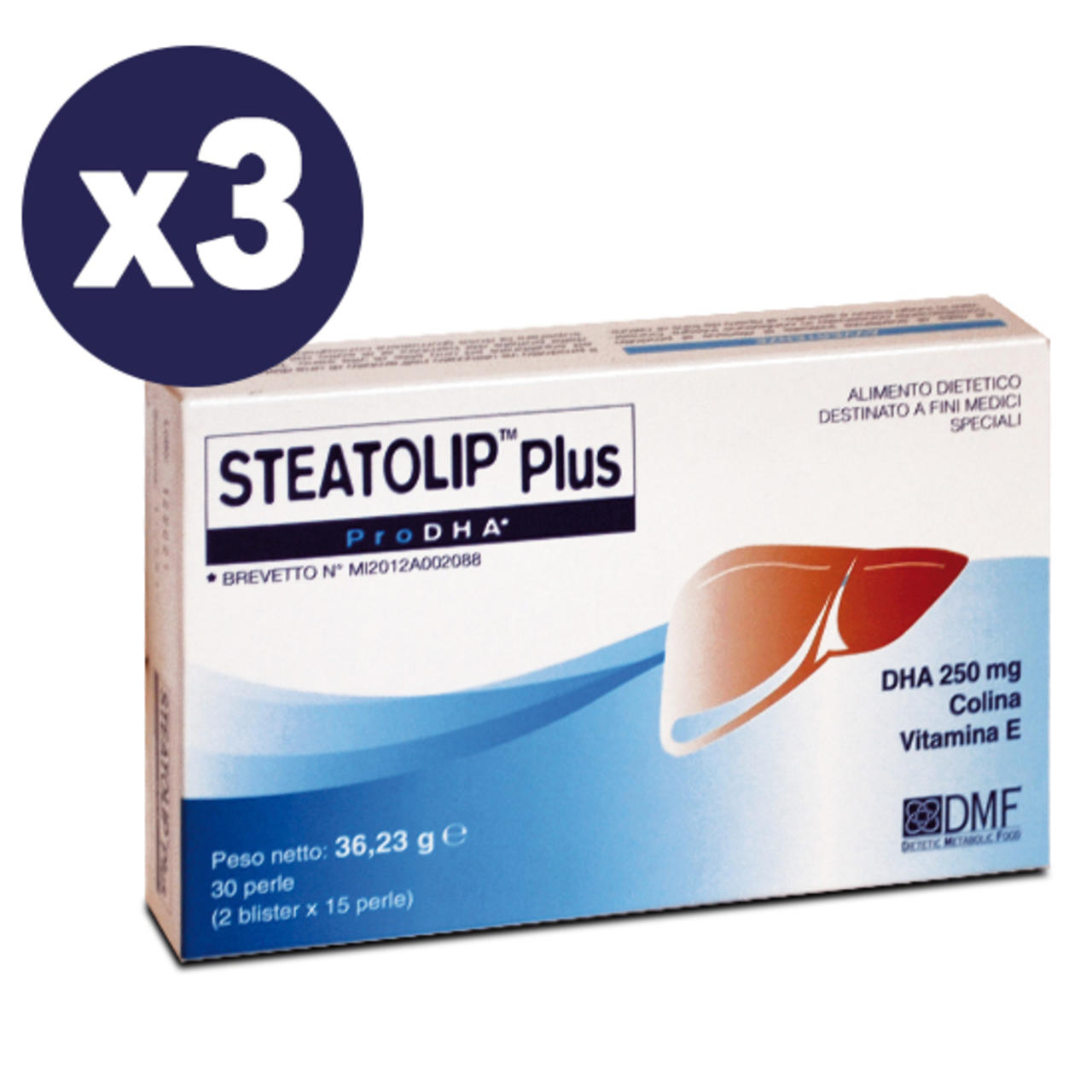 ProDHA Steatolip Plus Multipack 3 x 30prl