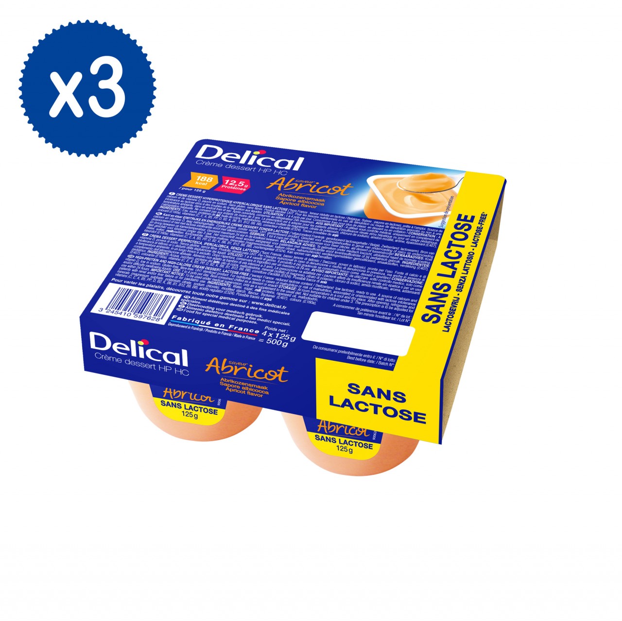 Delical Apricot 12 x 125g